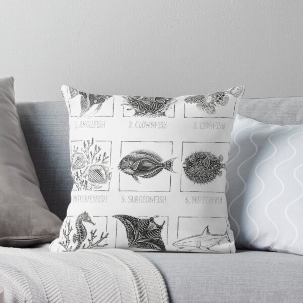 Item preview, Fish Are Friends Not Food – Vintage Marine Life Chalk Sketch designed and sold by Cuatcho.