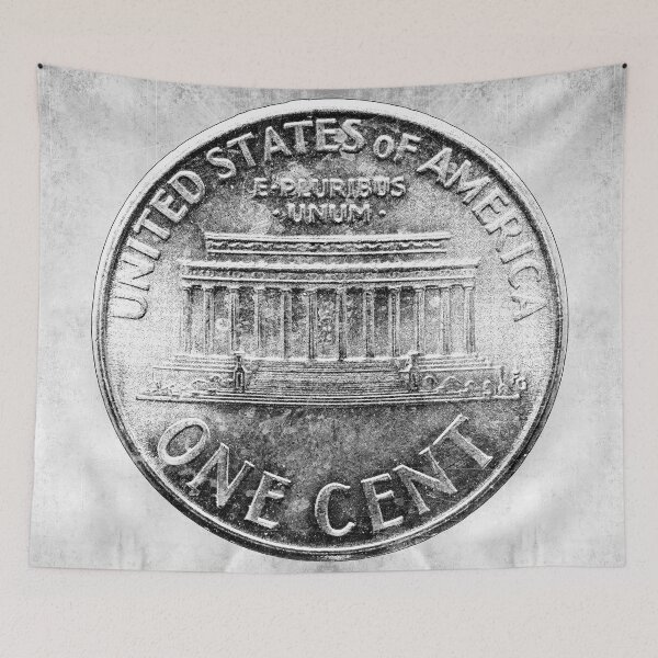 Item preview, Lincoln Memorial One Cent Penny Reverse designed and sold by Ghoul Enterprises.