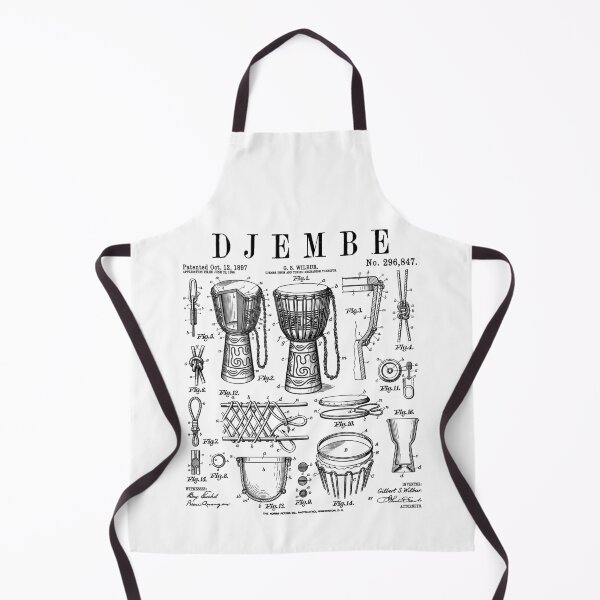 Item preview, Djembe Drum African Drummer Drumming Music Vintage Patent designed and sold by GrandeDuc.