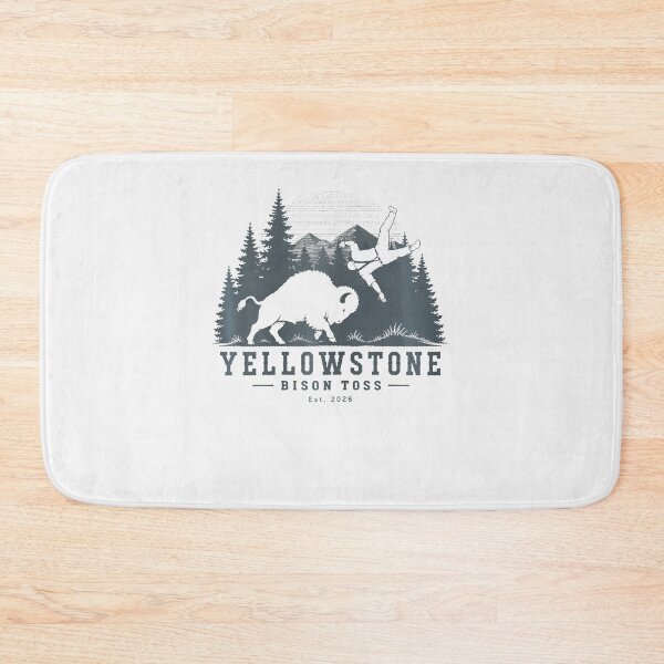 Item preview, Yellowstone National Park Bison Toss Established 2026 designed and sold by Apparel-Vortex.