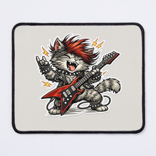 Item preview, Metal Cat Unleashed designed and sold by Safe Haven Pets.