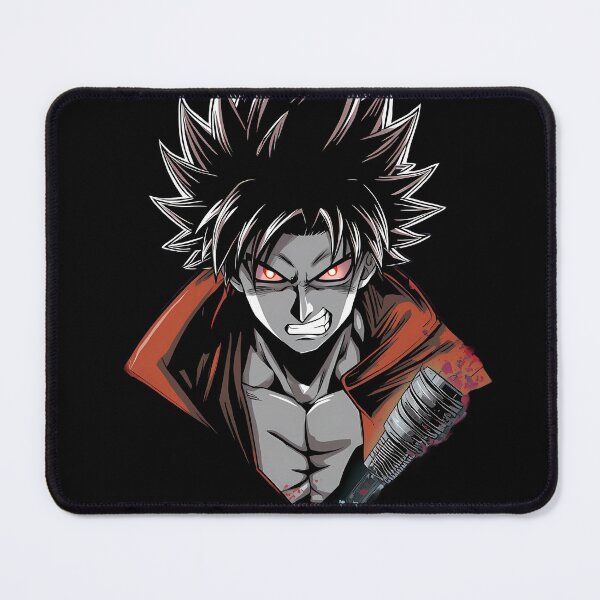 Item preview, Badass Anime Warrior With Glowing Red Eyes Manga Art designed and sold by Gaston Carroll.