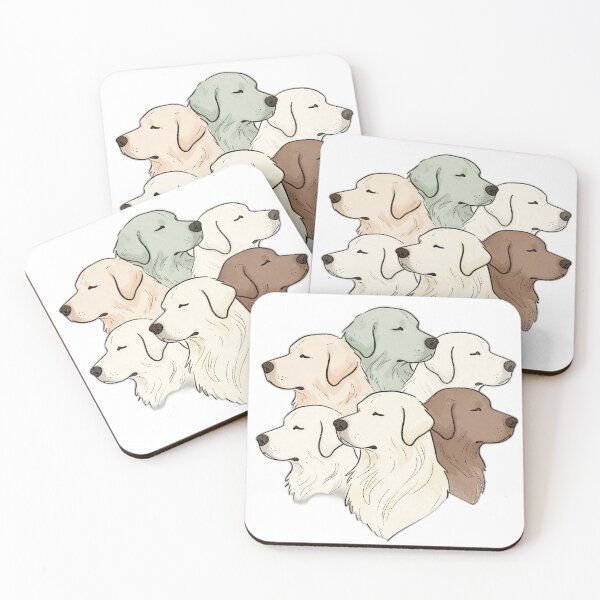 Item preview, Cute Sleeping Dogs Cluster | Minimalist Dog Art designed and sold by WonderWaresGifts.
