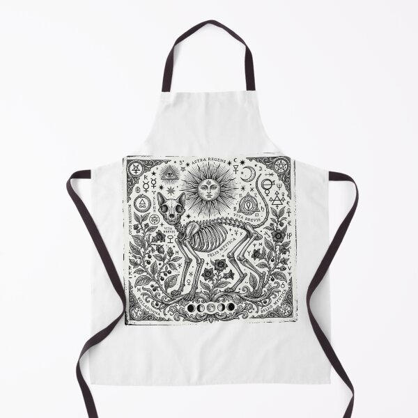 Item preview, The Alchemist's Familiar: Vintage Occult Cat Skeleton designed and sold by CatstheticShop1.
