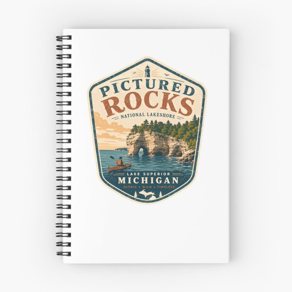 Item preview, Pictured Rocks National Lakeshore Lake Superior Michigan Scenic Wild Timeless Travel designed and sold by Simsimah26Parks.