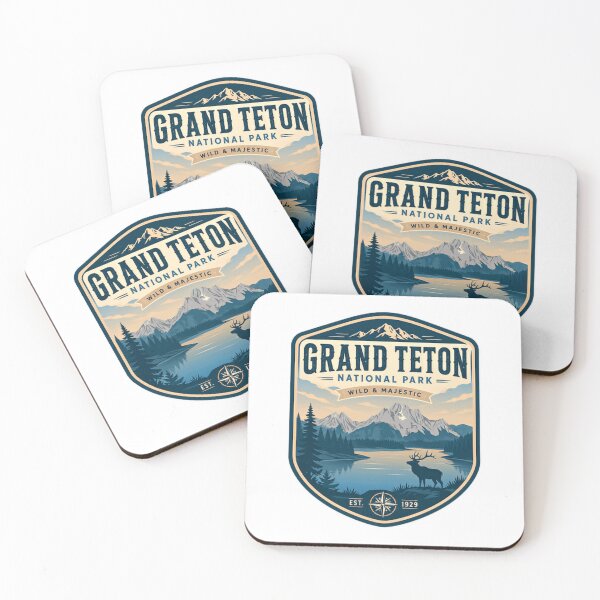 Item preview, Grand Teton National Park Wild & Majestic Est. 1929 Wyoming Travel Souvenir National Park Visitor designed and sold by Simsimah26Parks.