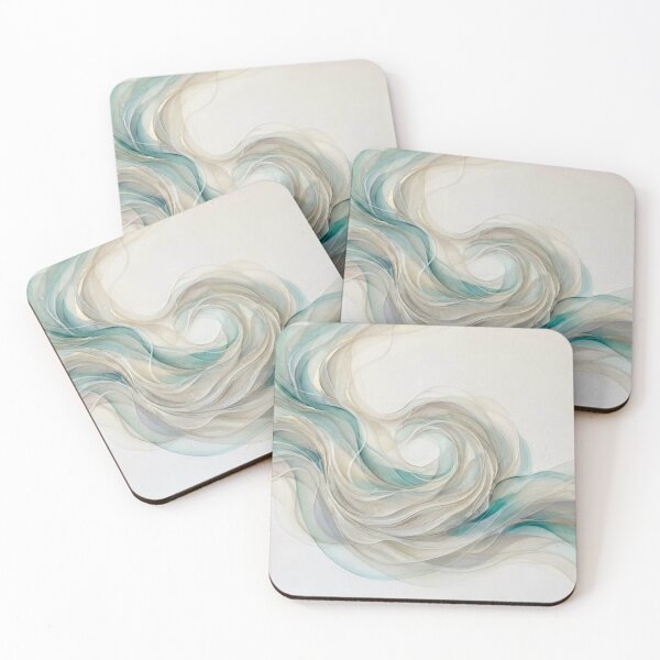 Item preview, Sea-glass Soft Swirl  designed and sold by WeaveSphere.