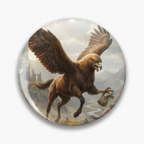 Item preview, Skybound Guardian | Griffin Over the Forgotten Highlands designed and sold by TreatLLC.