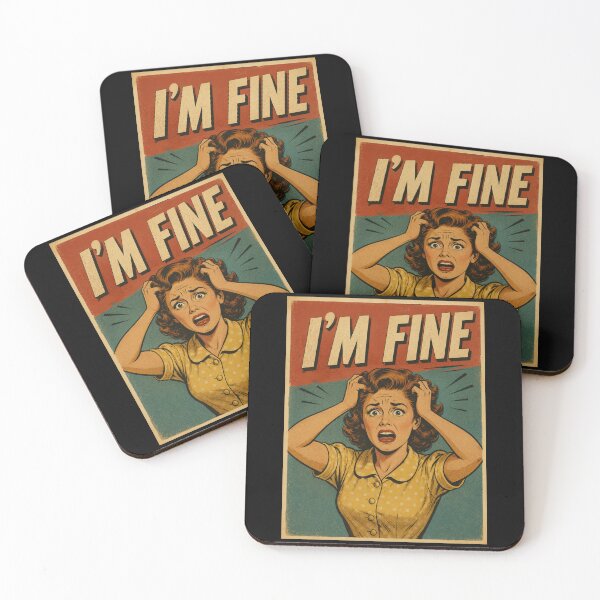 Item preview, Vintage Retro Poster - I´m Fine designed and sold by GoodOldVintage.