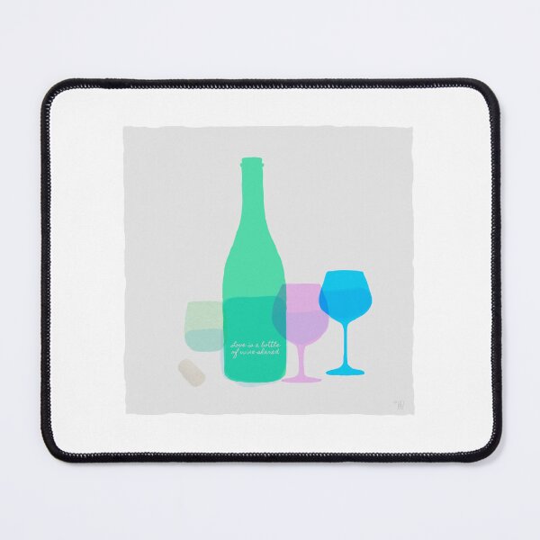 Item preview, Love is a bottle of wine shared designed and sold by Asterisk-a.
