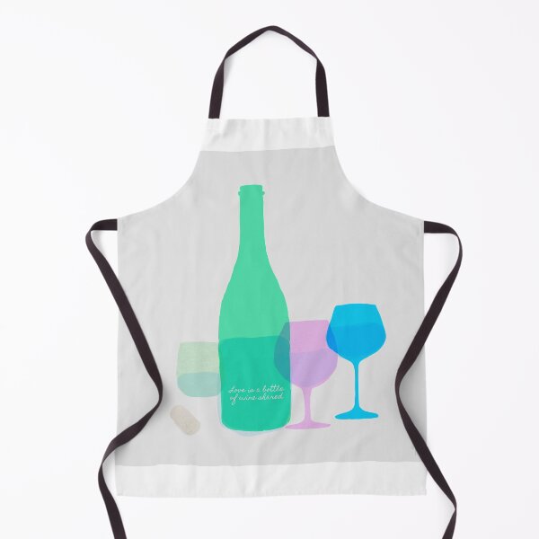 Item preview, Love is a bottle of wine shared designed and sold by Asterisk-a.