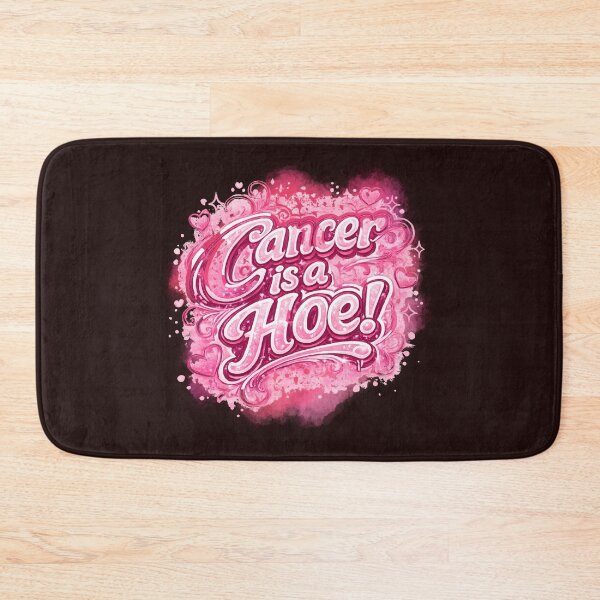 Item preview, Cancer Is A Hoe Pink Sparkle Cancer Survivor Design designed and sold by WHDProduction45.