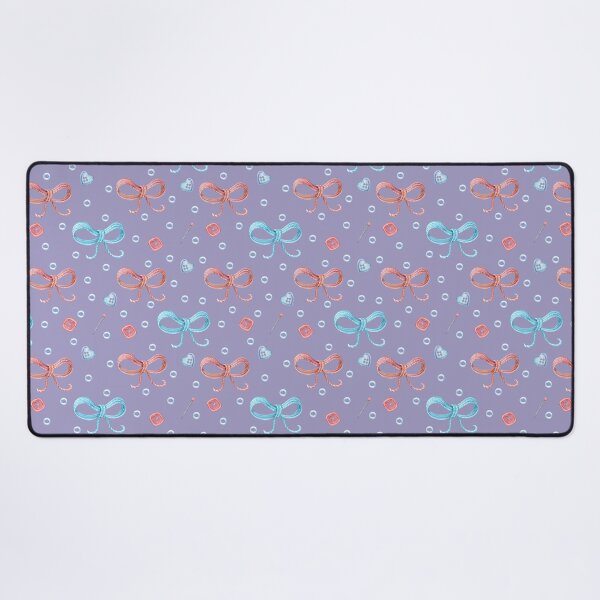 Item preview, Watercolor Knitting Bows Seamless Pattern with Buttons and Sewing Accessories designed and sold by White Rabbit Design .