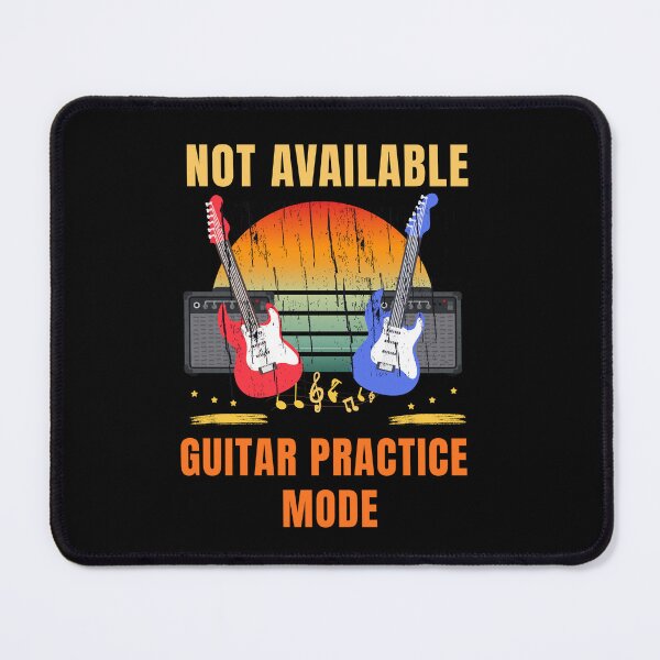 Item preview, Not Available Guitar Practice Mode Funny Guitar Player Design designed and sold by Joyful-Pixel.
