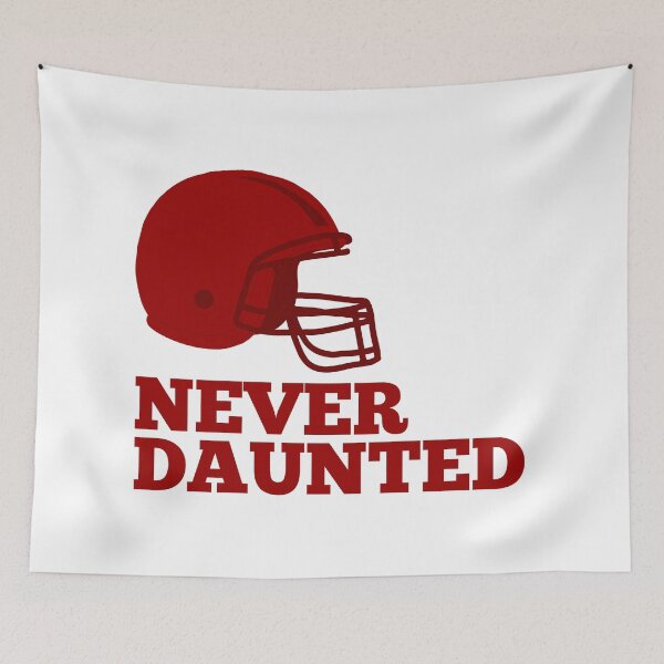 Item preview, Never Daunted - IU football designed and sold by peony-design.