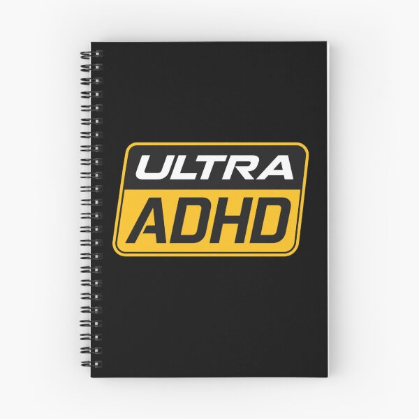 Item preview, Funny Ultra ADHD Tech Logo Parody Neurodiversity designed and sold by ICANTWithoutCOFFEE.