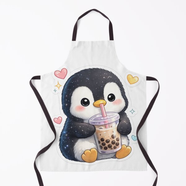 Item preview, Boba Bliss Penguin designed and sold by Funky Fable studio.