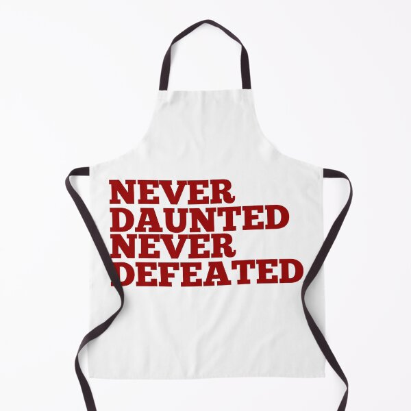 Item preview, Never Daunted Never Defeated - IU football designed and sold by peony-design.