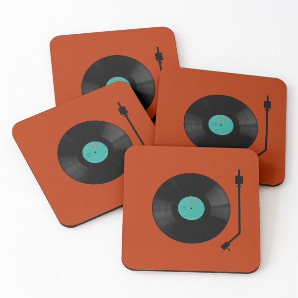 Item preview, Promo Vinyl Stereo on orange turntable designed and sold by Asterisk-a.