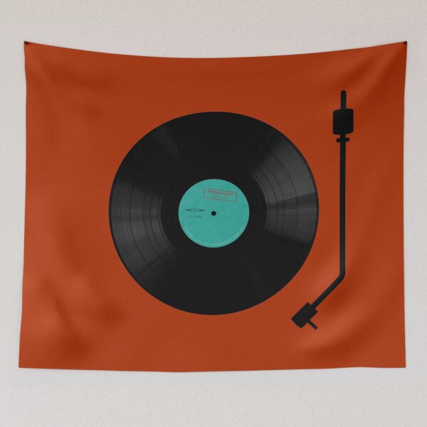 Item preview, Promo Vinyl Stereo on orange turntable designed and sold by Asterisk-a.