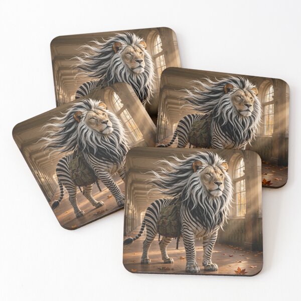Item preview, The Striped Explorer | Lion Zebra Hybrid Adventure designed and sold by TreatLLC.