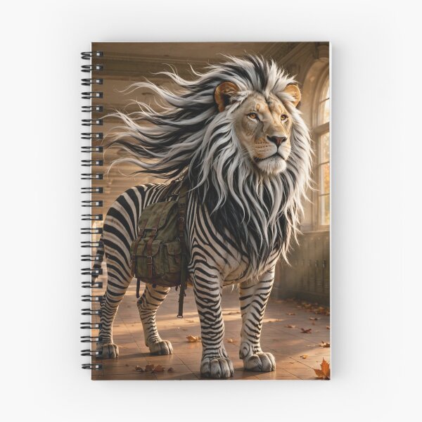 Item preview, The Striped Explorer | Lion Zebra Hybrid Adventure designed and sold by TreatLLC.