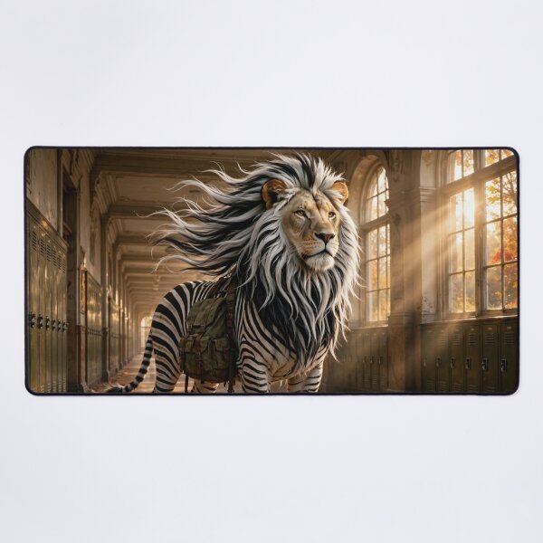 Item preview, The Striped Explorer | Lion Zebra Hybrid Adventure designed and sold by TreatLLC.