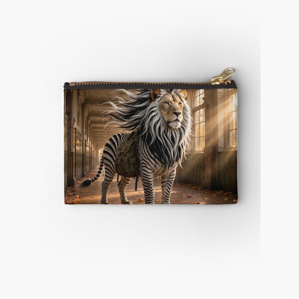 Item preview, The Striped Explorer | Lion Zebra Hybrid Adventure designed and sold by TreatLLC.