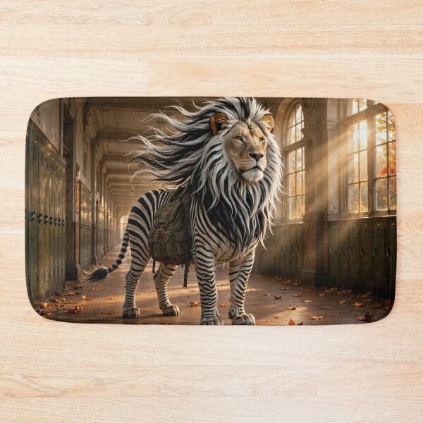 Item preview, The Striped Explorer | Lion Zebra Hybrid Adventure designed and sold by TreatLLC.