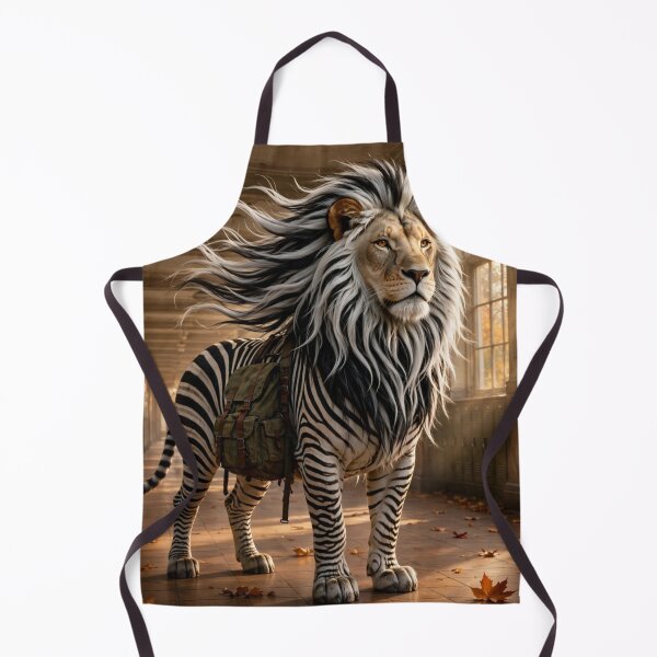 Item preview, The Striped Explorer | Lion Zebra Hybrid Adventure designed and sold by TreatLLC.