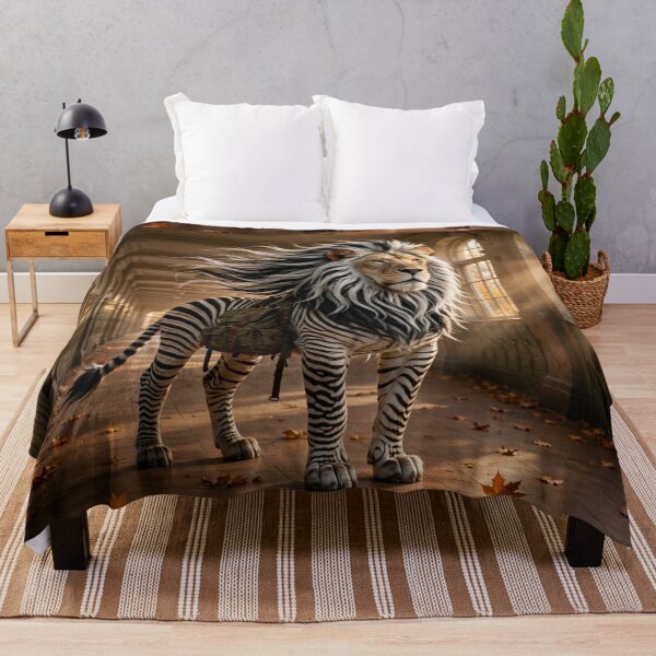 Item preview, The Striped Explorer | Lion Zebra Hybrid Adventure designed and sold by TreatLLC.