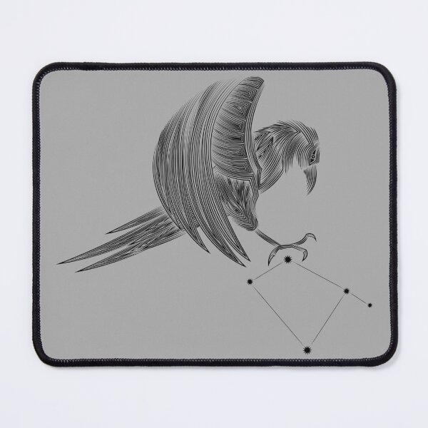 Item preview, Corvus Constellation Raven Black Minimalist Line Art designed and sold by JAMerArc.