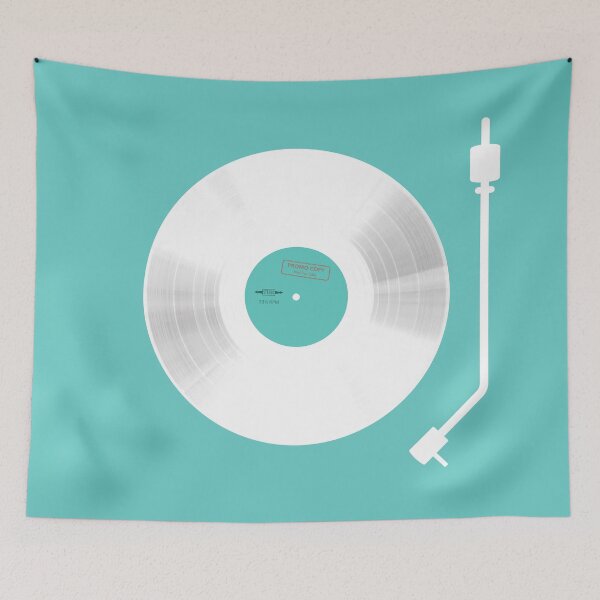 Item preview, Vinyl record promo copy with turntable arm designed and sold by Asterisk-a.