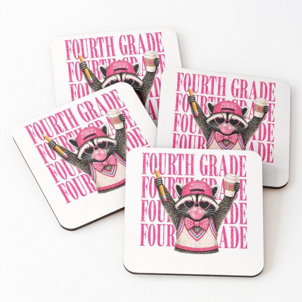 Item preview, Funny Fourth Grade Teacher Feral Raccoon Back To School  designed and sold by Apparel-Vortex.