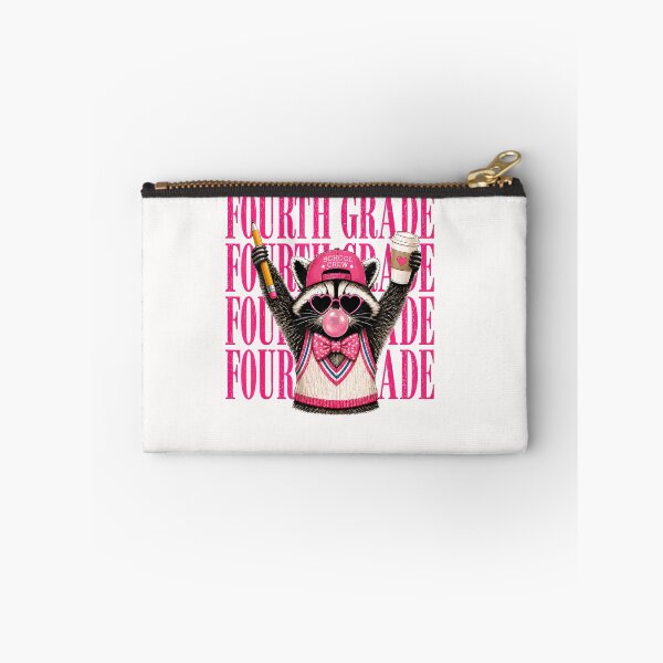 Item preview, Funny Fourth Grade Teacher Feral Raccoon Back To School  designed and sold by Apparel-Vortex.