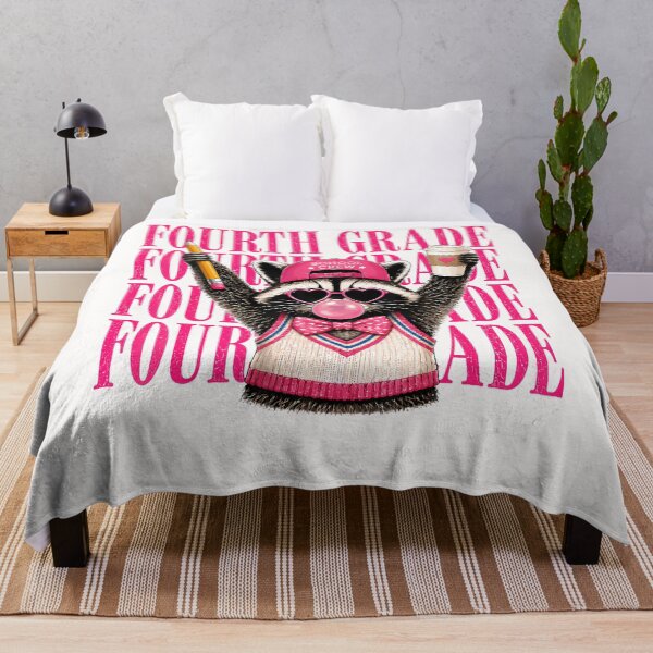 Item preview, Funny Fourth Grade Teacher Feral Raccoon Back To School designed and sold by Apparel-Vortex.