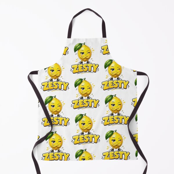 Item preview, Cute Kawaii Lemon Character ZESTY Funny Fruit Pun designed and sold by RoPrincess.