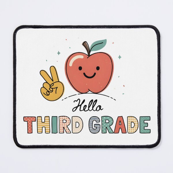 Item preview, Hello Third Grade Cute Apple Back to School designed and sold by dragonbol023.