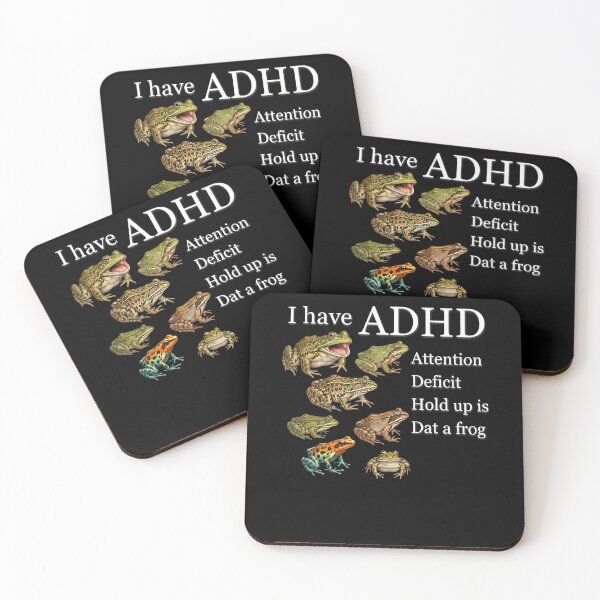 Item preview, I Have Adhd Frog Lover Nature Forest Animals Funny designed and sold by Apparel-Vortex.