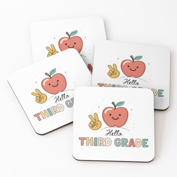 Item preview,  Hello Third Grade Cute Apple Back to School  designed and sold by dragonbol023.