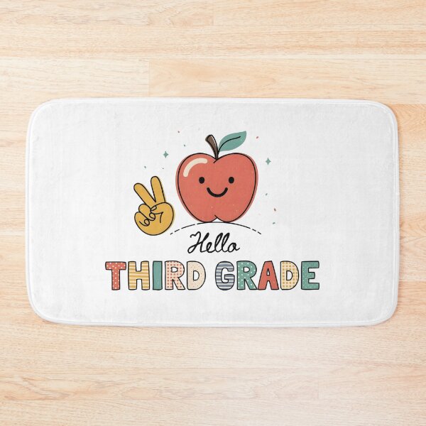 Item preview,  Hello Third Grade Cute Apple Back to School  designed and sold by dragonbol023.