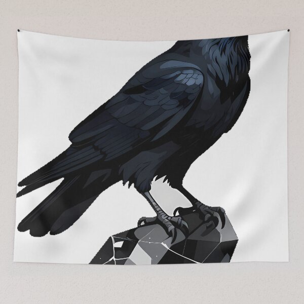 Item preview, Raven Obsidian Crystal designed and sold by IllumeInk.
