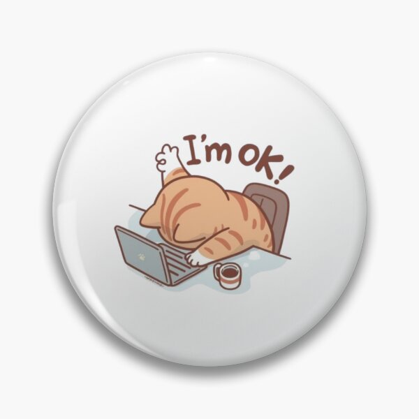 Item preview, Funny Exhausted Orange Cat designed and sold by TeeStyle.mr.