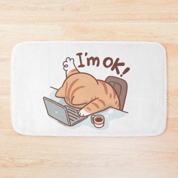 Item preview, Funny Exhausted Orange Cat designed and sold by TeeStyle.mr.