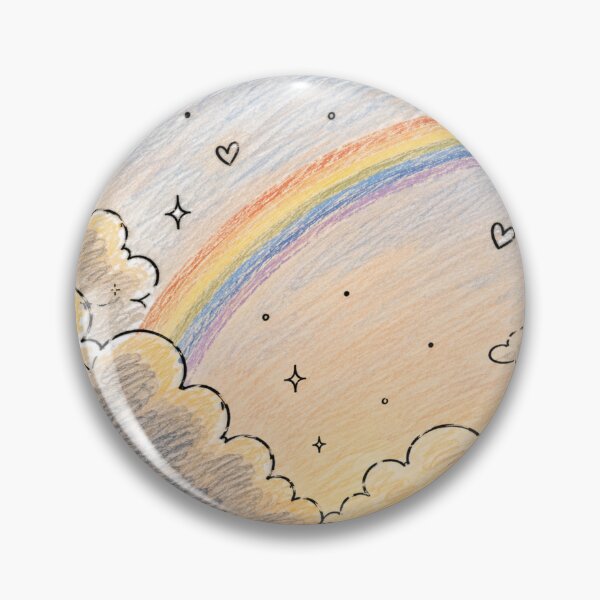 Item preview, Dreamy Pencil Crayon Rainbow: Magical Sky & Starry Night designed and sold by 63Hotpeppers.