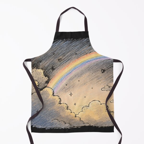 Item preview, Dreamy Pencil Crayon Rainbow: Magical Sky & Starry Night designed and sold by 63Hotpeppers.