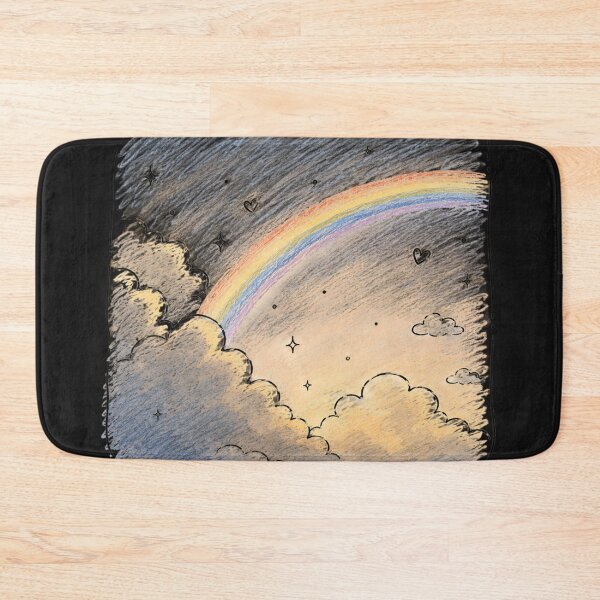 Item preview, Dreamy Pencil Crayon Rainbow: Magical Sky & Starry Night designed and sold by 63Hotpeppers.