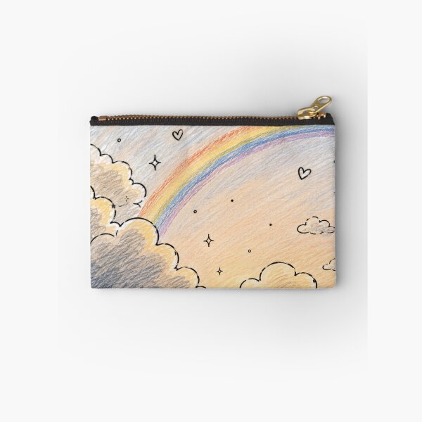 Item preview, Dreamy Pencil Crayon Rainbow: Magical Sky & Starry Night designed and sold by 63Hotpeppers.