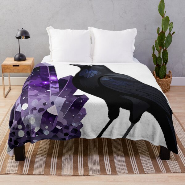 Item preview, Crow Amethyst Crystal designed and sold by IllumeInk.