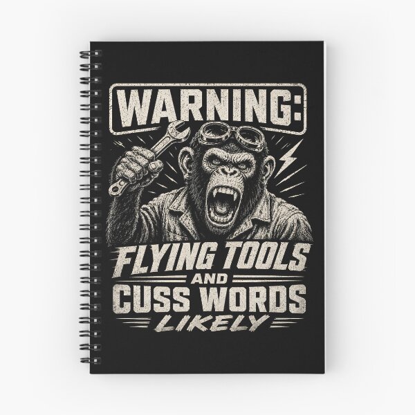 Item preview, Warning Flying Tools and Cuss Words Likely designed and sold by Victor Shadehorn.